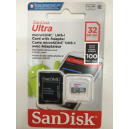 Tarjeta De Memoria 32g 100 Mb/s Sandisk Ultra