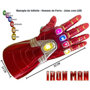 Manopla Homem De Ferro Com Led Luva Tony Stark - Vingadores