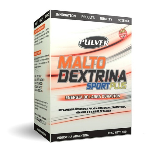 Maltodextrina Plus Pulver 1kg Recuperacion Energia Sabor Neutro