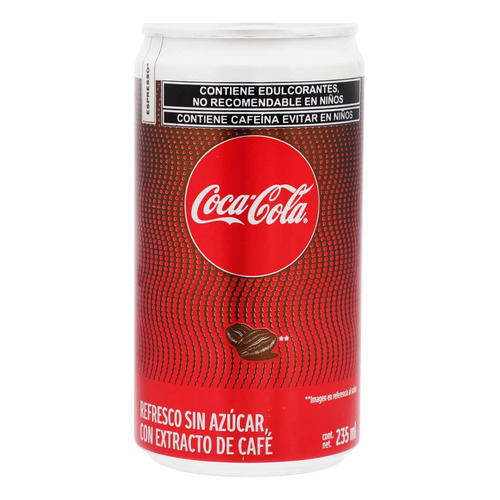 11 Pack Refresco Cola Cafe Coca Cola 235 Ml