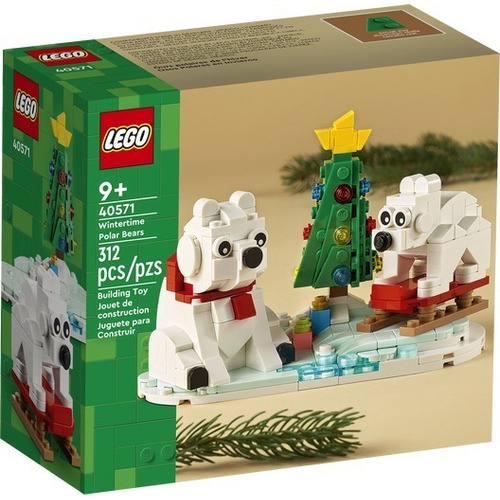 Lego Christmas Osos Polares En Invierno Navidad 40571 312 Pz