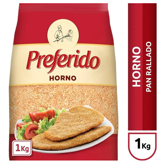 Rebozador Pan Rallado P/ Horno Sin Conservante Preferido 1kg