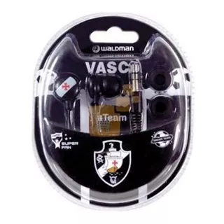 Fone De Ouvido Waldman Sf10 In-ear Vasco Cor Preto