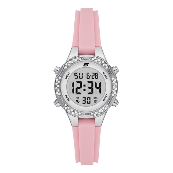 Reloj Mujer Skechers Brinkley Rs Color De La Correa Rosa