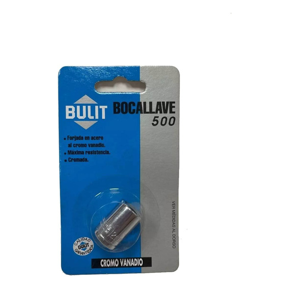 Tubo Bocallave Bulit S500 - 1/4  - 8mm - Cromo Vanadio