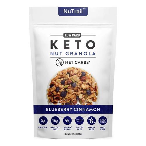 Granola De Nueces Canela Y Mora Azul Nu Trail 624g