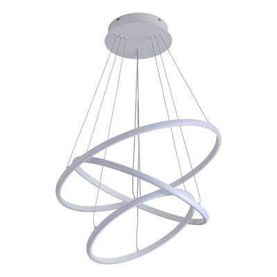 Colgante Triple Aro Led Blanco 60/50/40cm L8977 77w Mks