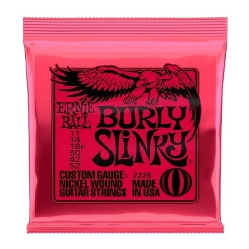 Cuerdas Ernie Ball Para Guitarra Electrica Burly Slinky 2226