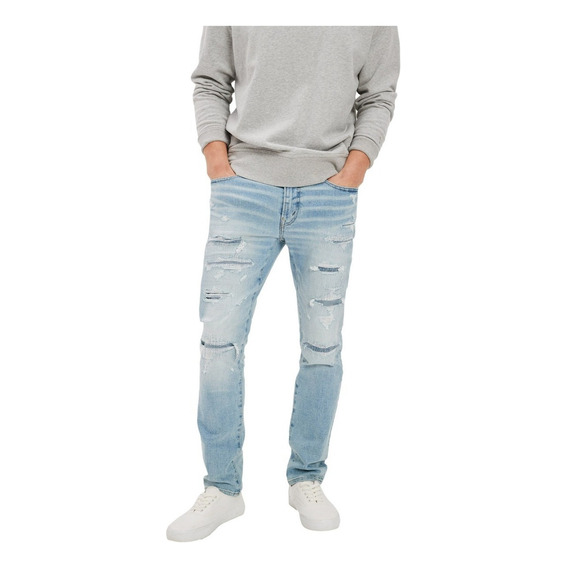 Ae Airflex+ Slim Jean Parches Aut Light