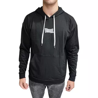 Buzo Rustico Over Liso Canguro Onda Hoodie Capucha