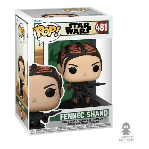 Figura De Acción Funko Pop! Star Wars: Fennec Shand 10 Cm 