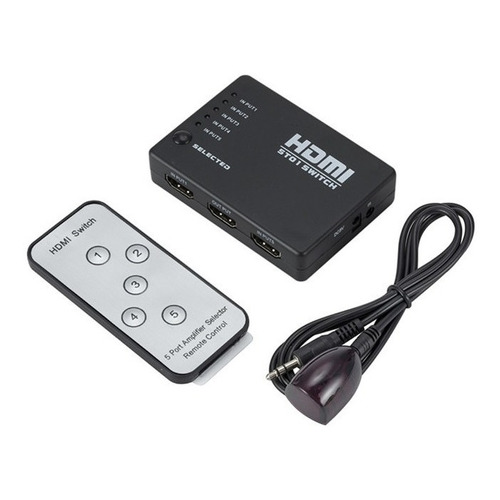 Hdmi Switcher Selector 5 Entradas Full Hd 1080p 20 Kn 95