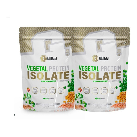 Vegetal Proteina Vegana 100% 2lb Gold Nutrition X2. Outlet