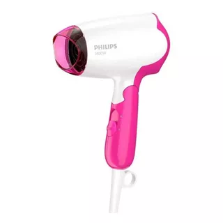 Secador De Pelo Philips Essential Bhd003 Blanco Y Rosa 1400w Color Blanco/rosa