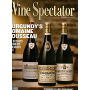 Revista Wine Spectator Americana Especializada Em Vinhos