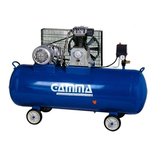 Compresor de aire eléctrico Gamma Máquinas G2804 monofásico 150L 3hp 220V 50Hz azul