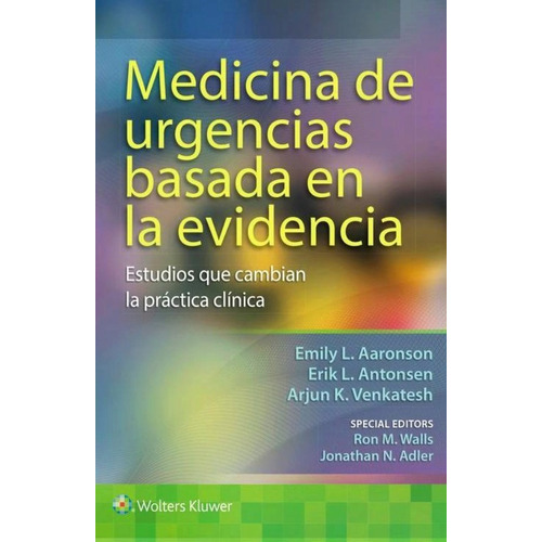 Libro Medicina De Urgencias Basada En La Evidencia Aaronson 