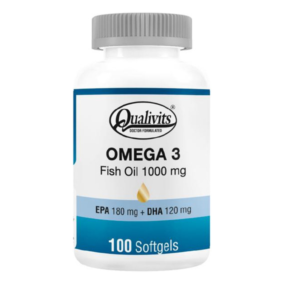 Omega-3 Fish Oil 1000 Mg 100 Cápsulas