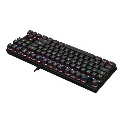 Teclado Philips Gaming Momentum Spk8901bqmc Mecanico Color del teclado Negro Idioma Español