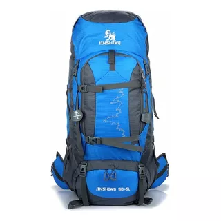 Mochila Trekking 80+5 Litros Impermeable Mochilas Camping