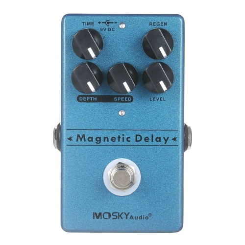 Pedal de efecto Mosky Audio Magnetic Delay  azul