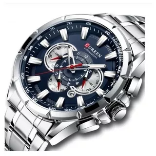 Reloj Hombre Deportivo Curren 8363 Pa Acero Inoxidable