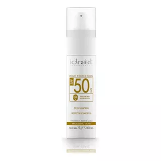 Idraet Proteccion Solar Spf 50 Natural S/color Facial 75 Ml