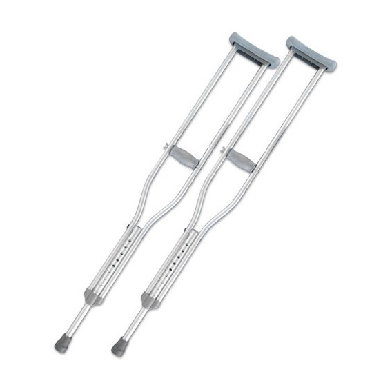 Muletas Ortopédicas Aluminio Axilares Par Talla M