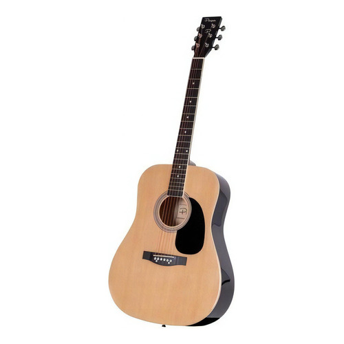 Guitarra acústica Parquer Custom para diestros marrón clara arce laqueado