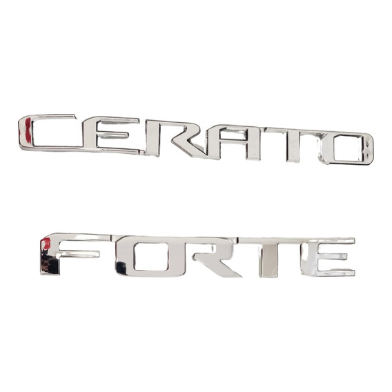 Emblemas Letras Cerato Y Forte-autoadhesivas