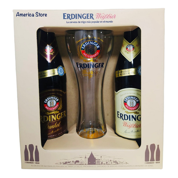 Cerveza Import Alemana Erdinger - mL a $60