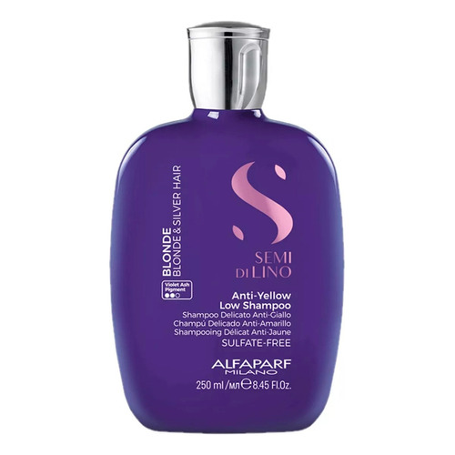 Shampoo Alfaparf Anti Yellow Low Libre De Sulfato 250 Ml