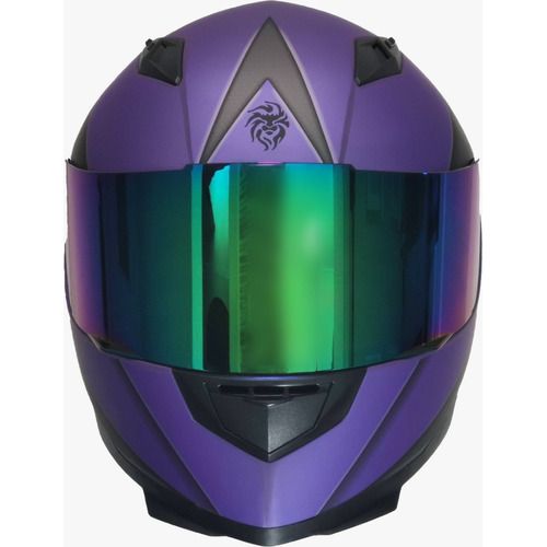 Casco Para Moto Cerrado Kov Novak Blade Morado/ Gris Color Violeta oscuro Tamaño del casco L