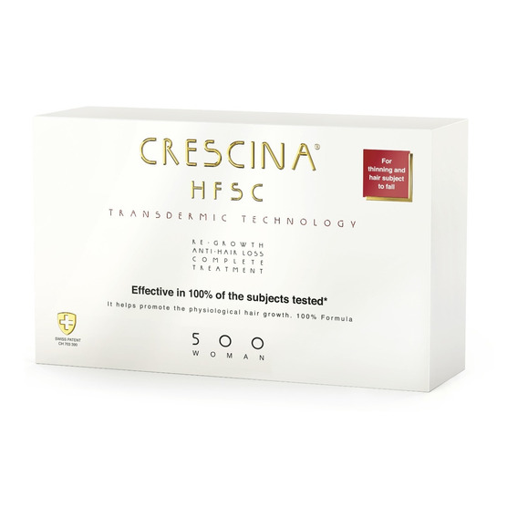 Crescina Hsfc Transdermic Mujer 500. 10+10 Ampollas