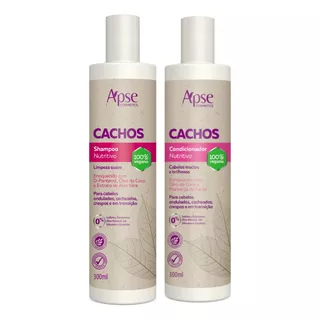  Kit Shampoo E Condicionador Cachos Nutritivo - Apse