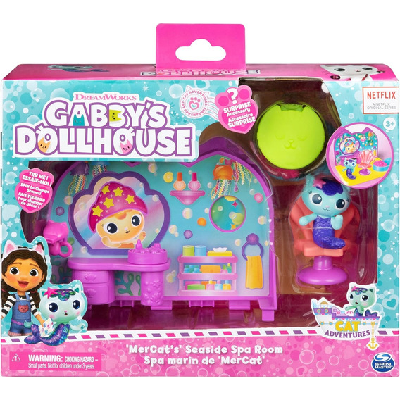 Gabbys Dollhouse Casa Muñecas Mercats Sala Spa Room Playset