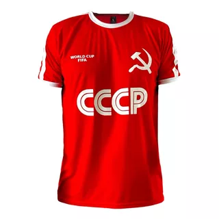 Camiseta Cccp Urss Roja Homenaje Mundiales Retro