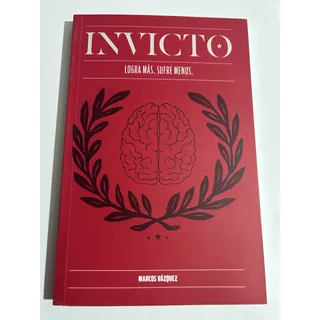 Libro Invicto - Marcos Vázquez - Estoicismo - Nuevo - Grande
