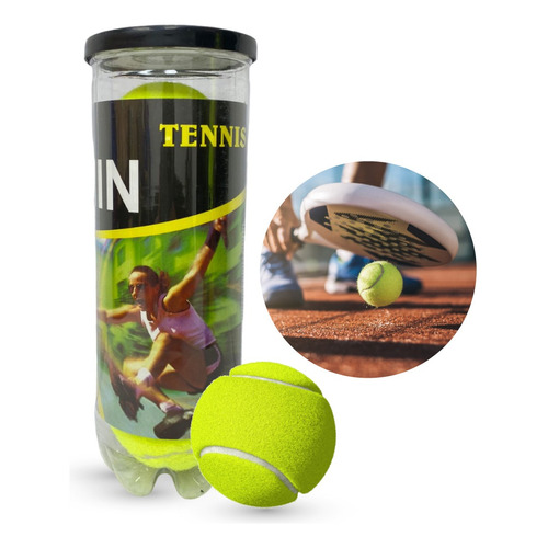 3x Set Pelotas Tenis Entrenamiento Tenis Pelota De Tenis Adkar Shop