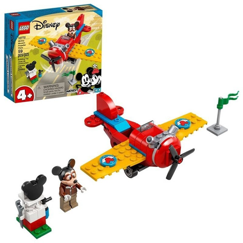 Lego Mickey Y Sus Amigos Avión Clásico De Mickey Mouse Cantidad De Piezas 59
