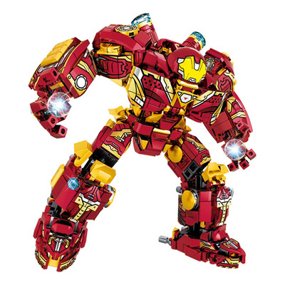 Hulkbuster Marvel 823 Peças Bloco De Montar Versão Do Personagem Hulkbuster 823 Peças