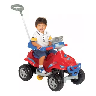 Qradriciclo Quadri Toys Carrinho Passeio Haste Direcionavel