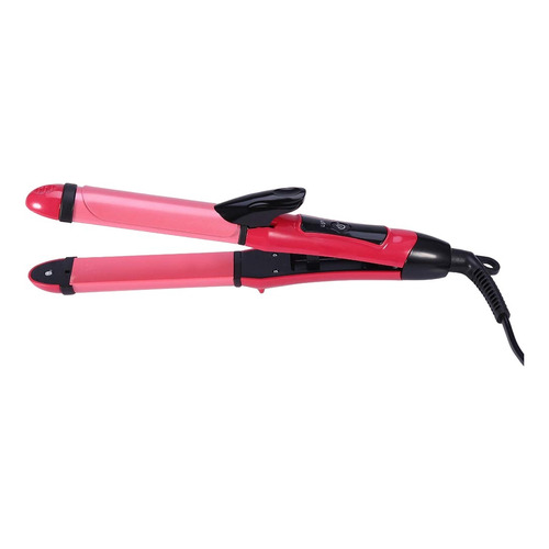 Plancha Ondulador Rizador 2 En 1 Surker 30w Sk-722 Color Rosa