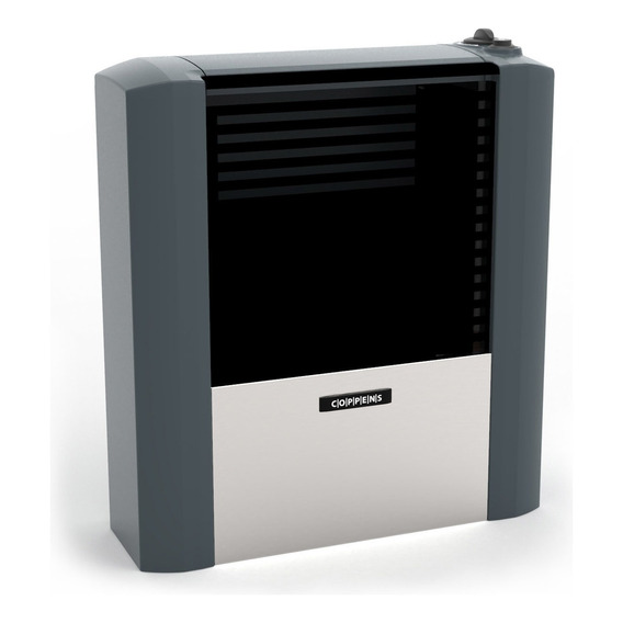 Calefactor a gas Coppens PELTRE ACERO 5000 para ambientes de 60m² - grafito