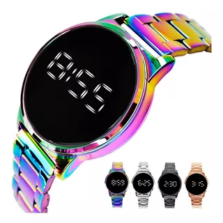 Reloj De Mano Casual, Touch Dama Caballero Moda, Led, Mujer