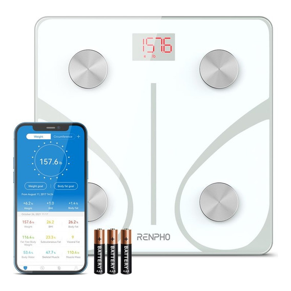 Renpho Bluetooth Digital Bathroom Scale Smart Body Fat Scale