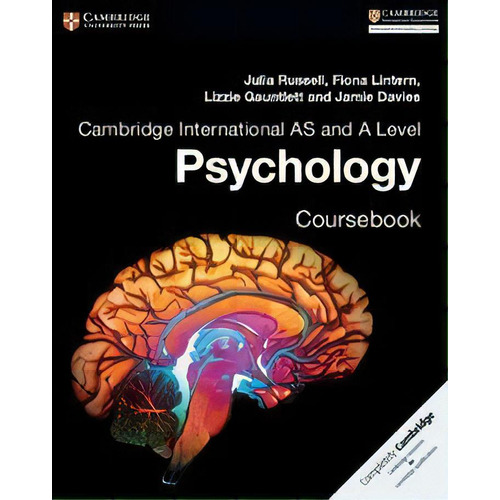 Psychology For Cambridge As & A Level Kel Ediciones, De Russell,julia & Lintern,fiona & Others. Editorial Cambridge University Press En Inglés