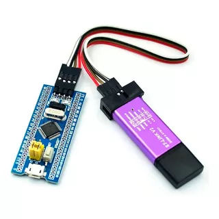 Placa De Desarrollo Stm32 Stm32f103c8t6 + Stlink St-link V2