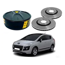  Disco Freio Dianteiro 283mm Peugeot 3008 1.6 2011 A 2016