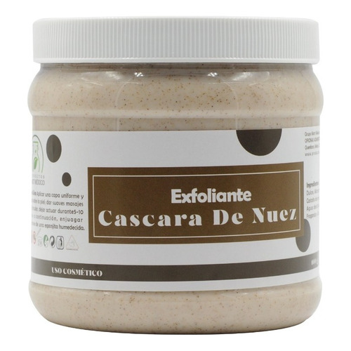  Exfoliante De Cascara De Nuez Facial & Corporal (1 Kilo) Tipo de envase Tarro Tipos de piel Todo tipo de piel